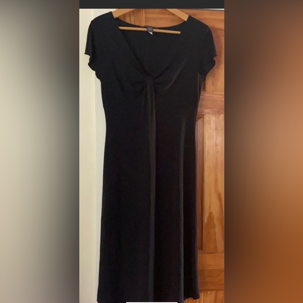 Black banana republic classy dressy flowy dress